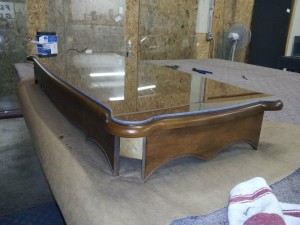 1/4" Bronze Table Top with a Satin Polish